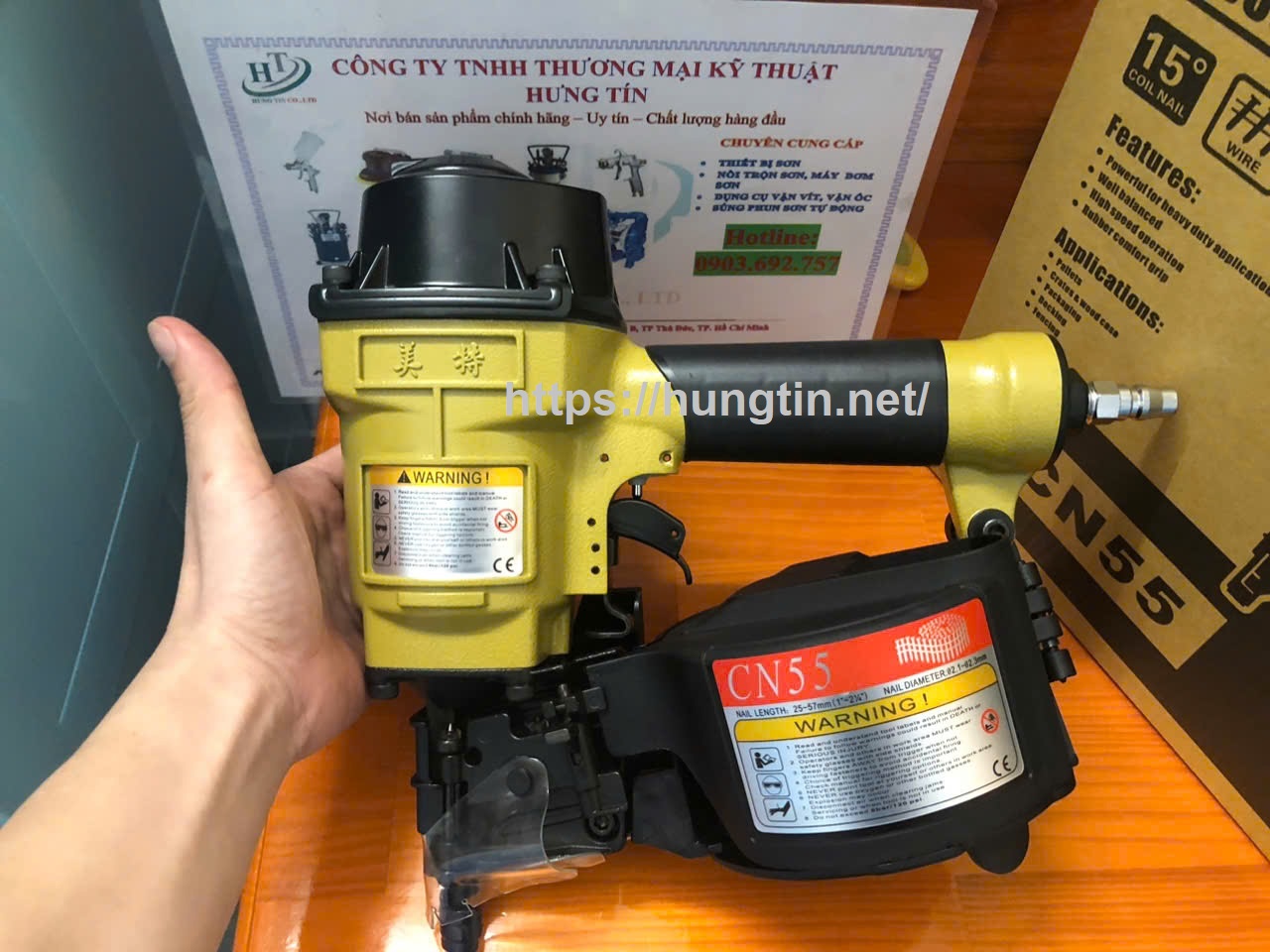 Súng bắn đinh CN55 Meite chính hãng