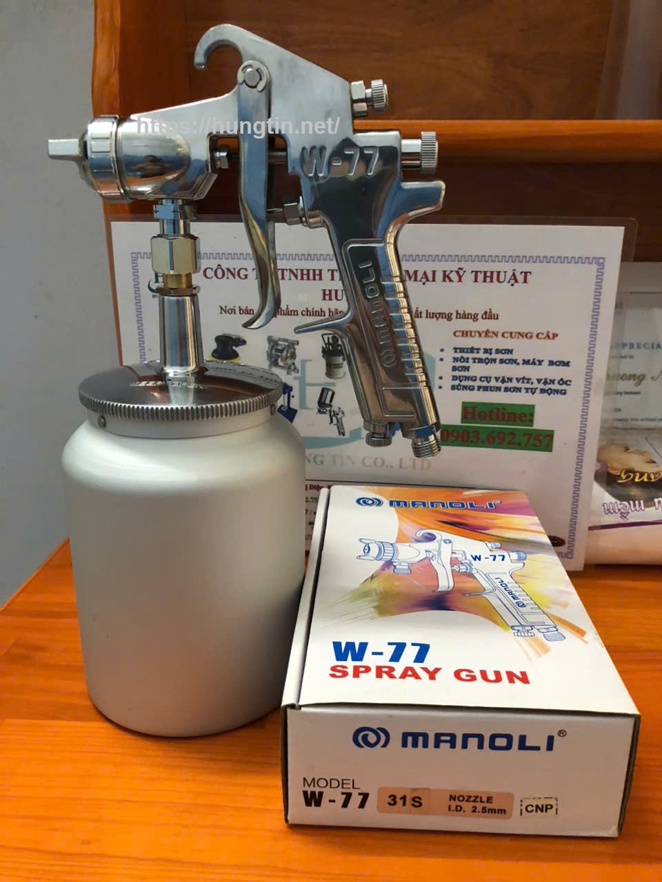 Súng phun sơn đài loan Manoli W77-31S