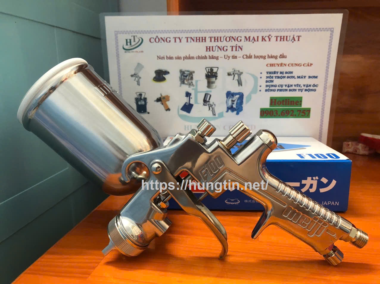 Súng phun sơn Meiji F100-G15T