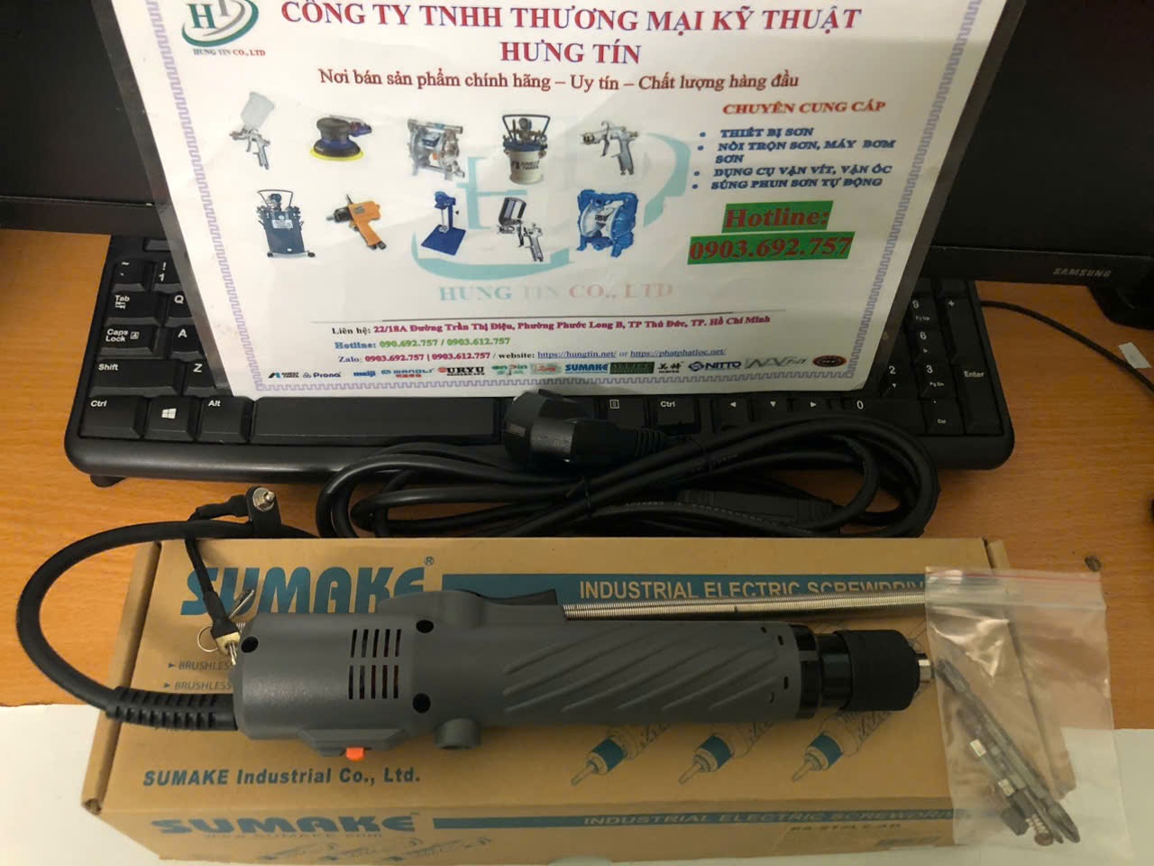 Tô vít điện Sumake ES-215L2-AD ( 0.19-15 kgf.cm ) bán tự động